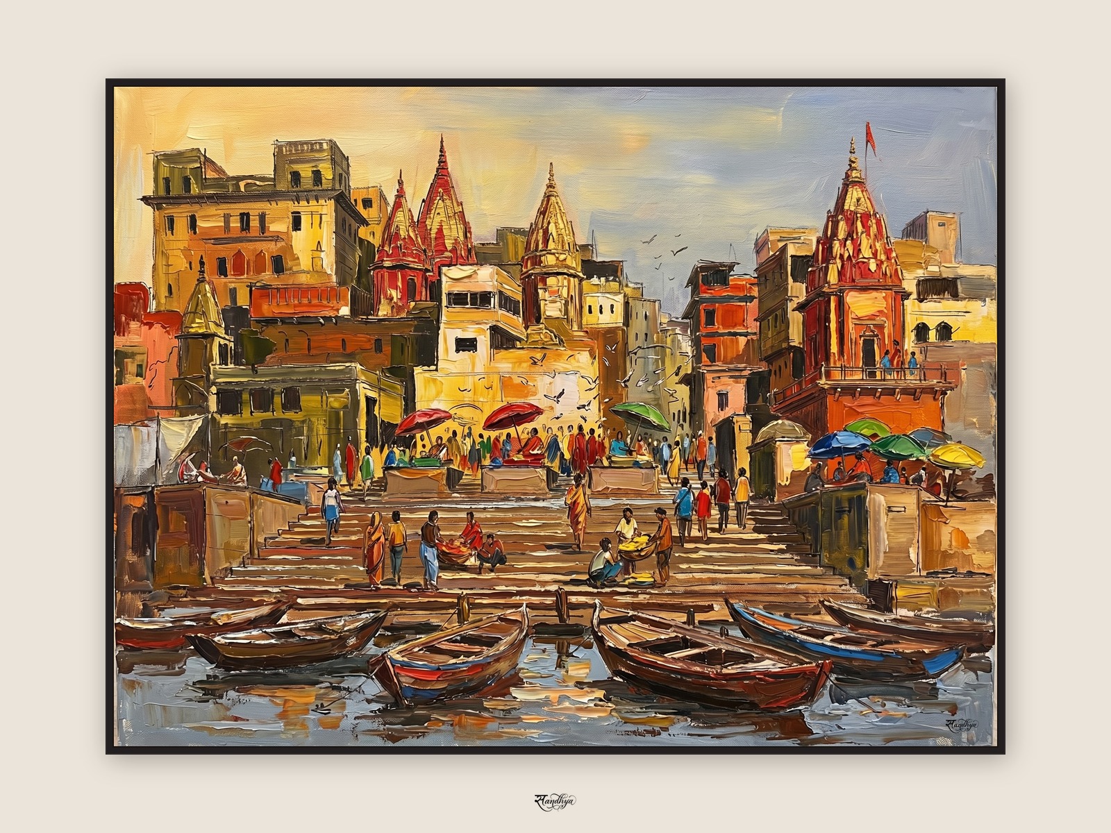 The Ghats — Dashashwamedh at first light, Varanasi.