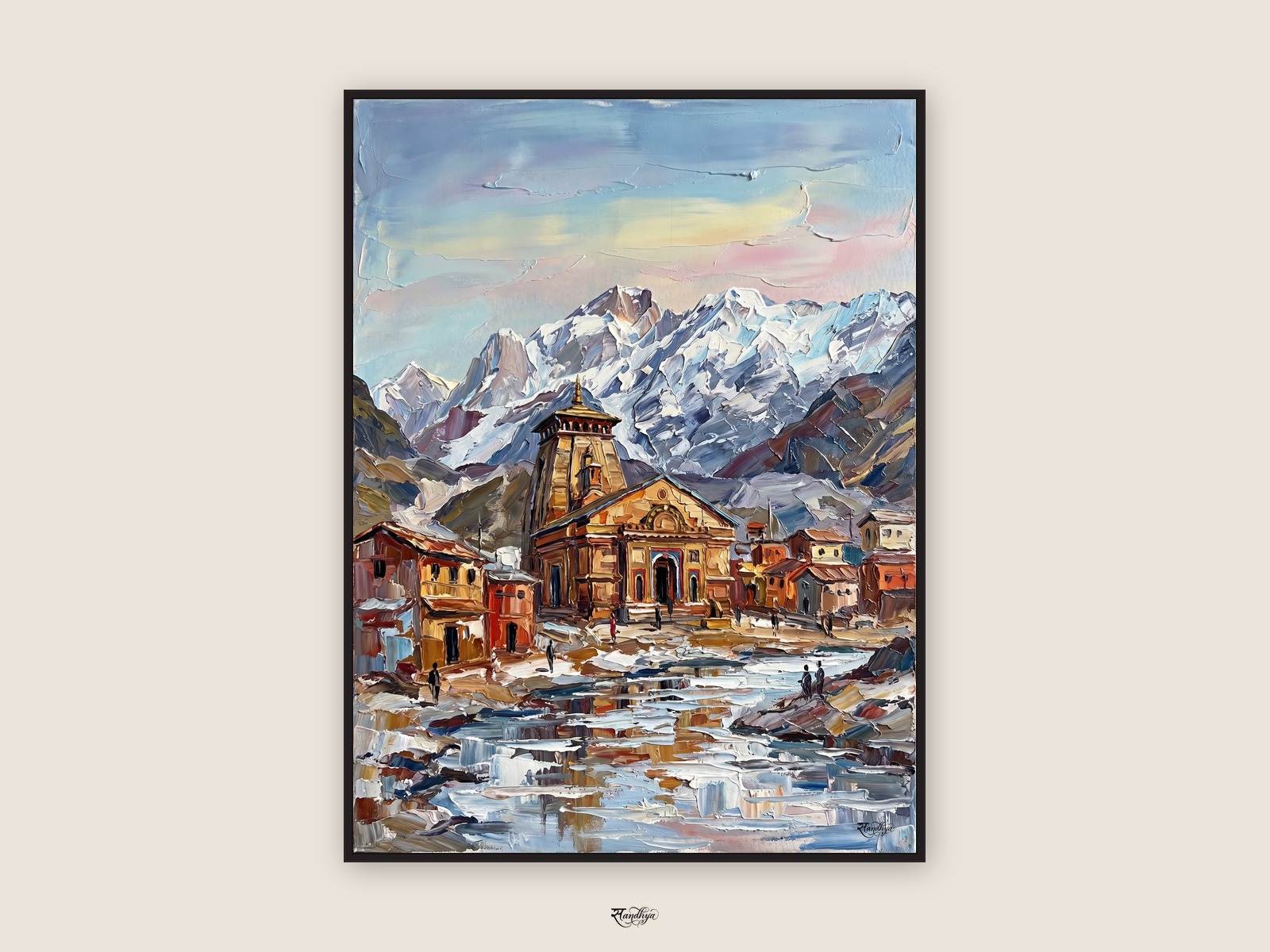 Char Dham & the Mountains — Badrinath at dawn.